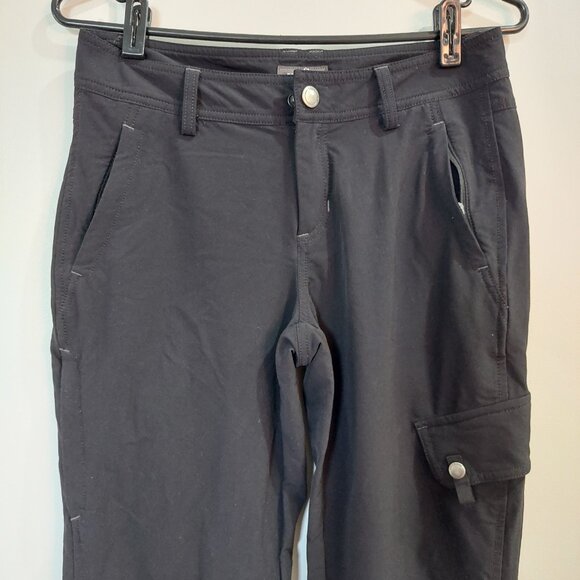 Eddie Bauer Women’s Black Trekking Cargo Pants Size 4 - Picture 2 of 10